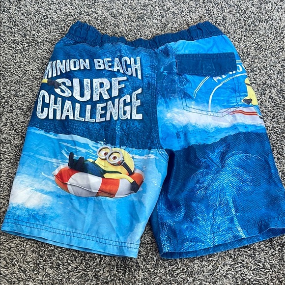 Minions Blue Kids Swim Shorts size 7 boys - Picture 3 of 16